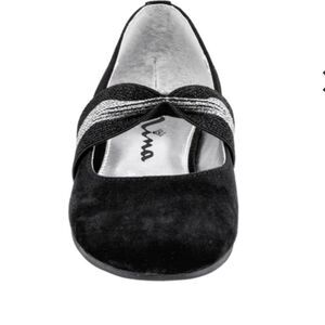 NINA KRISSY BLACK-MICROSUEDE SZ 6M NWT‎ IN PACKAGING